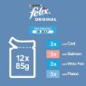 Felix Pouch Original Fish Selection in Jelly 85g 12-Pack x 4