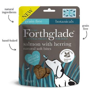 Forthglade Natural Soft Bites Salmon & Herring 90g x 8