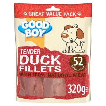 Good Boy Dog Treats Tender Duck Fillets 320g x 5