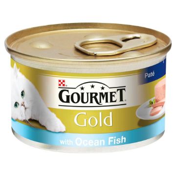 Gourmet Gold Cat Can Ocean Fish Pate 85g x 12