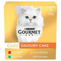 Gourmet Gold Savoury Cake Meat & Veg Multipack 8pk x 6