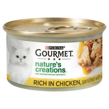 Gourmet Natures Creations Cans Chicken, Tomato & Spinach 85g x 12