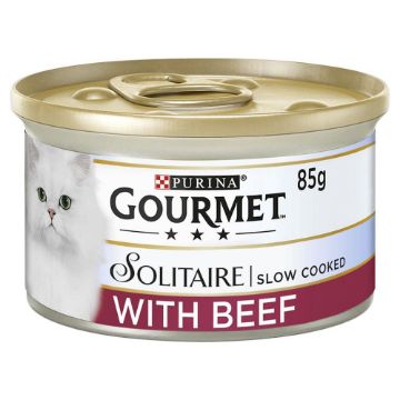 Gourmet Solitaire Mini Can Beef in Tomato Sauce 85g x 12