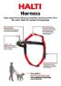 Halti Train Front Control Harness Small Black & Red x 1