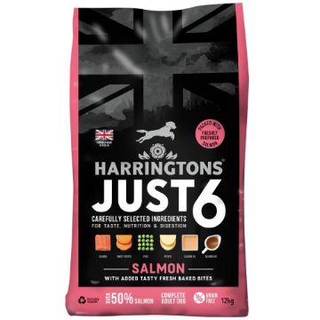 Harringtons Just 6 Adult Dog Salmon 12kg