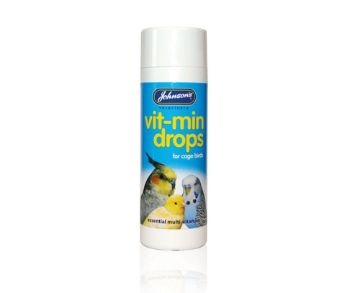 Johnson's Vit-Min Drops Cage Bird 100ml x 6