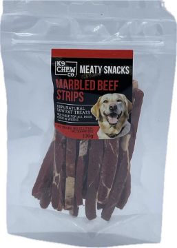 K9 MS Marbled Beef Strips 100g x 1