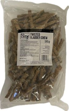 K9 Chew Co. Twisted Bladder 1kg x 1