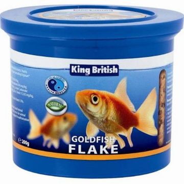 King British Goldfish Flake 200g x 1