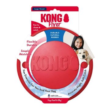 KONG Rubber Flyer Red Large x 1