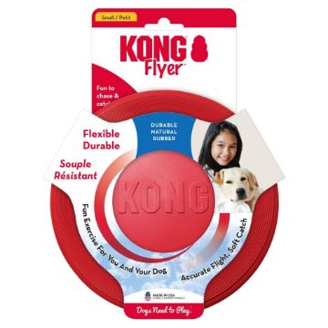 KONG Rubber Flyer Red Small x 1