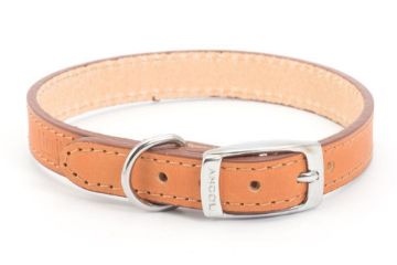 Ancol Heritage Leather Collar Tan 16" x 1