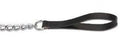 Ancol Leather Chain Lead 75kg X-Heavy 30" Black x 1