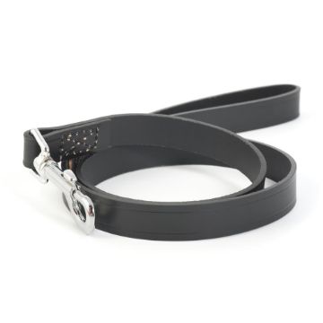 Ancol Heritage Leather Lead Black ¾" x 40" x 1