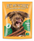 Pet Munchies Dog Stix Duck 50g x 5 x 10