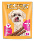 Pet Munchies Dog Stix Lamb 50g x 5 x 10