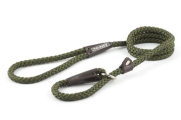 Ancol Heritage Rope Slip Lead 30kg 1.2m x 1.0cm Green x 1
