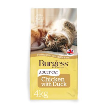Burgess Adult Cat Chicken & Duck 4kg