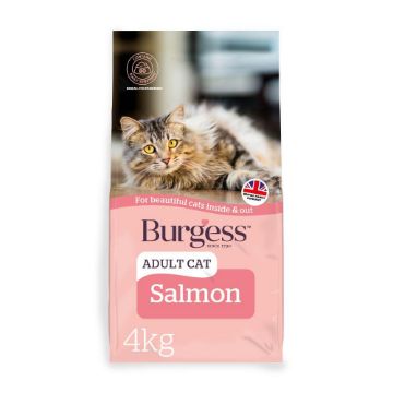 Burgess Adult Cat Scottish Salmon 4kg