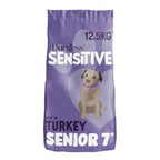 Burgess Sensitive Senior 7+ Dog Turkey 12.5kg