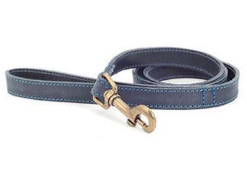Ancol Timberwolf Leather Lead Blue 50kg 19mm x 40" x 1