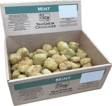 K9 Chew Co. Yak Chew Crunchies MINT 500g (app 100pc) x 1