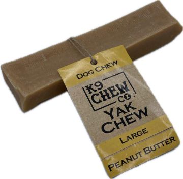 K9 Chew Co. Yak Chew PEANUT BUTTER Large x 5