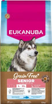 Eukanuba Senior Dog Grain Free Ocean Fish Large / XL 12kg