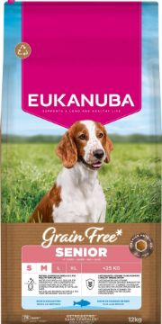 Eukanuba Senior Dog Grain Free Ocean Fish Small / Medium 12kg