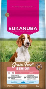 Eukanuba Senior Dog Grain Free Ocean Fish Small / Medium 3kg