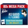 Felix AGAIL Cat Pouch Ocean Feast Selection Jelly 85g 80pk
