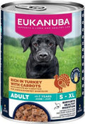 Eukanuba Adult Dog Cans Turkey & Carrot 400g x 6