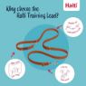Halti Nylon Training Lead Large Burnt Orange 25mm x 2m x 1