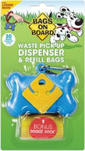 Bags on Board Bone Poo Bag Dispenser with 30 Bags x 1