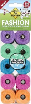 Bags on Board Poo Bags Fashion 10 x 14 Bag Rolls