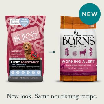 Burns Dog Alert Assistance Lamb & Brown Rice 12kg