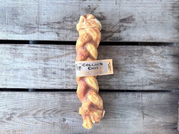 K9 Chew Co. Collagen Chicken Coated Braided Loaf x 10