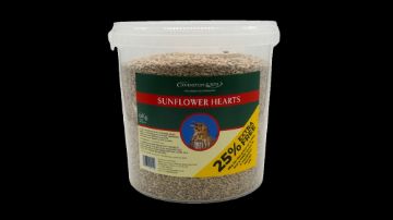 J&J Sunflower Hearts 6kg TUB x 1