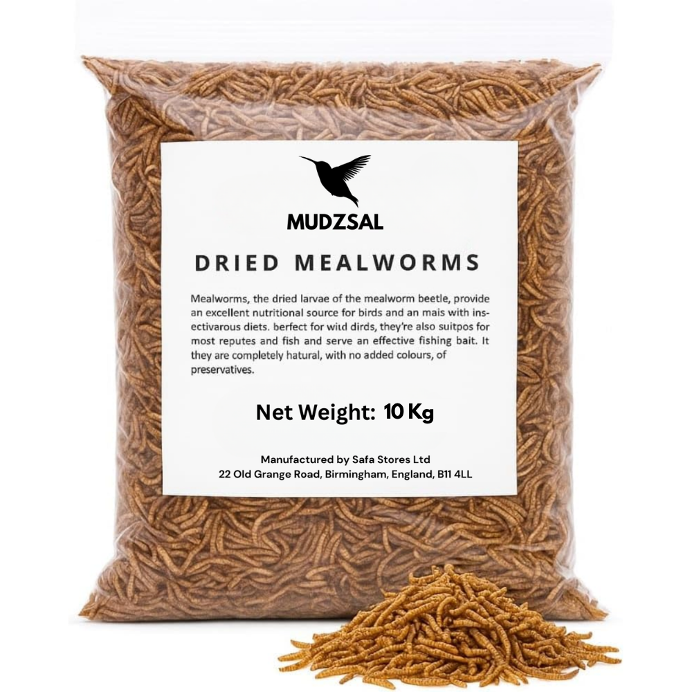 Mealworms Bag for Wild Birds – Natural High-Protein, High-Energy Feed, Mess-Free Food for All Bird Species