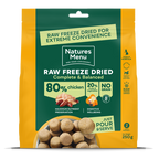 Natures Menu 80% Chicken Freeze Dried Raw Dog Food 5 x 250g