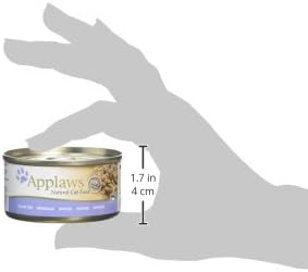 Applaws 100% Natural Wet Cat Food, Ocean Fish In Broth, 70g Tin (Pack of 24)