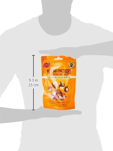 Pet Munchies Dog Treats Chicken & Calcium Bones 100g x 8