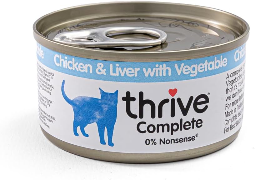 Thrive Cat Can Chicken & Liver with Vegetable 75g x 12