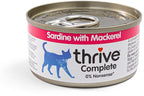 Thrive Cat Can Sardine & Mackerel in Gravy 75g x 12