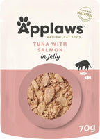 Applaws Cat Pouch Tender Tuna & Salmon in Jelly 70g x 16