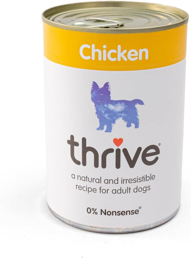 Thrive Complete Chicken Wet Dog Food – Adult – 6 x 395g Cans