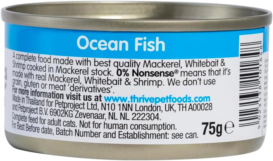 Thrive Cat 100% COMPLETE - OCEAN FISH (Pack of 12)