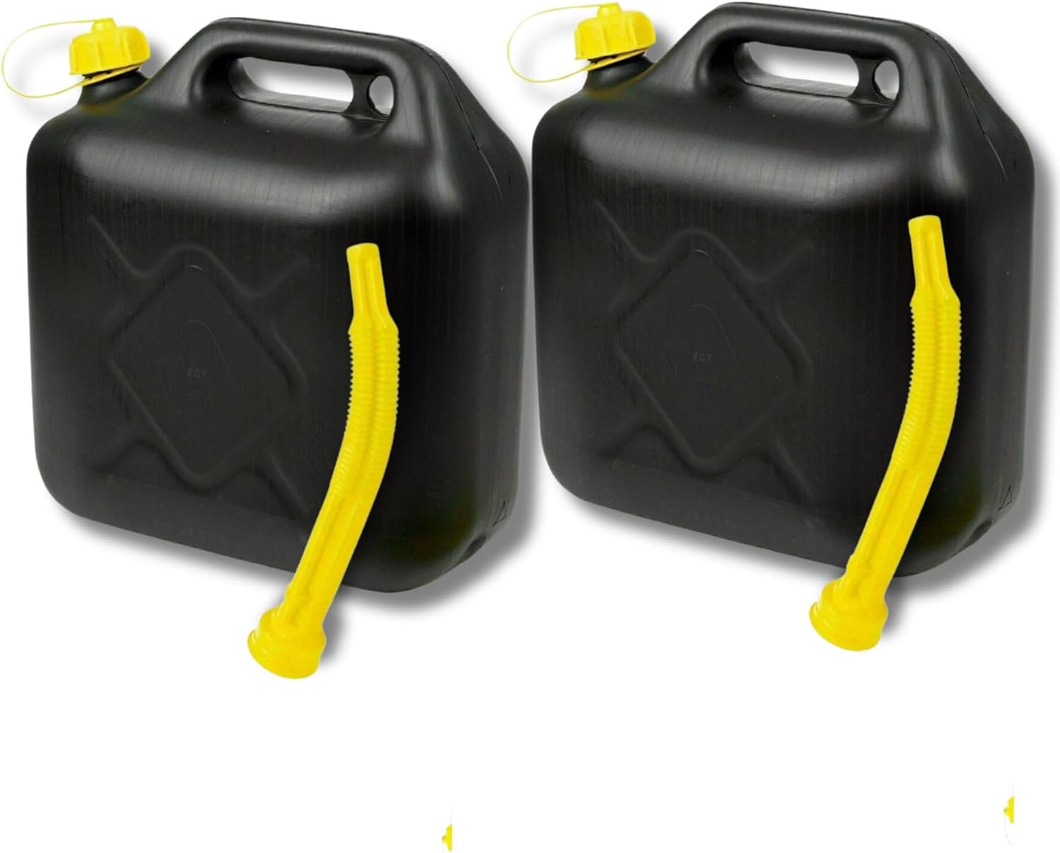 20 Litre Jerry Can for Liquid with Spout, Emergency Backup Storage for Cars, Motorcycles, Vans