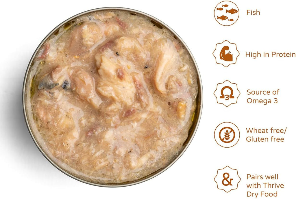 Thrive Cat Can Sardine & Mackerel in Gravy 75g x 12