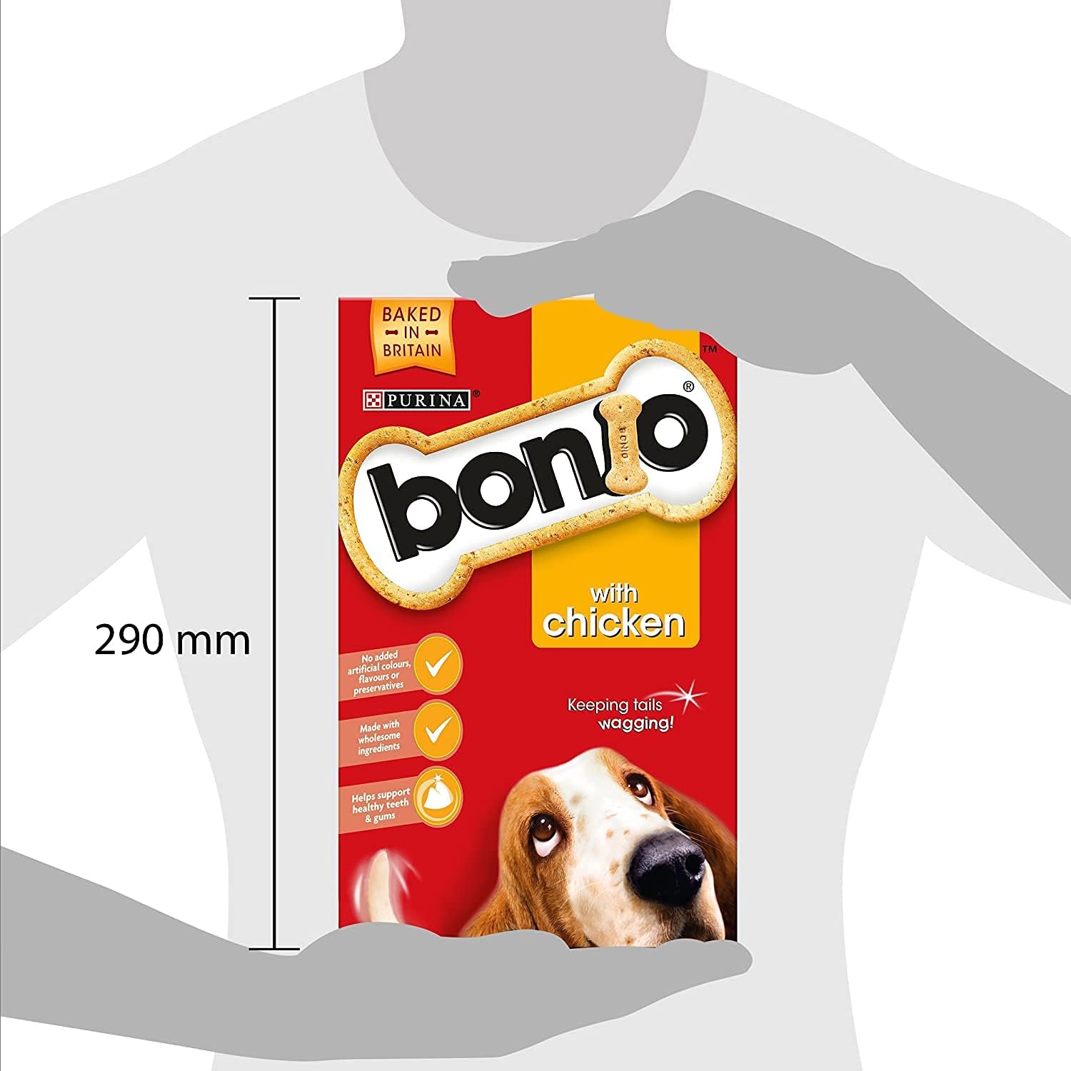 Bonio Chews Deli Dog Treats Chicken Dry Food Bulk Buy 4 x 1.2kg